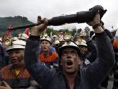 Испанские шахтеры собрались "на Мадрид" Испанские шахтеры собрались "на Мадрид"