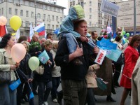 Члены профсоюза работников строительства и промышленности строительных материалов