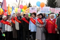 Ветераны труда Курганской области на Первомайской демонстрации