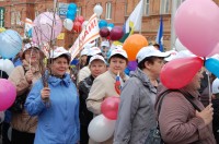 Работники здравоохранения участвуют в Первомайском шествии