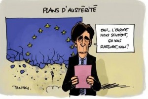 Французские профцентры объединятся, чтобы протестовать против "мер экономии"
