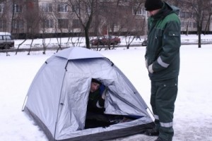 Голодающих предпрофкомов не допустили на ночную смену