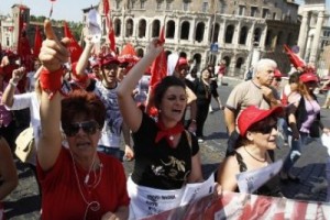 Итальянцы открывают «декаду забастовок»