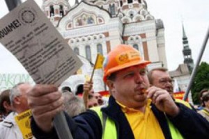 Эстонские профсоюзы готовятся к забастовке