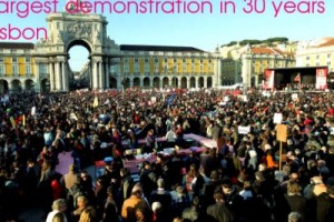 В Португалии прошла самая крупная акция протеста за последние 30 лет