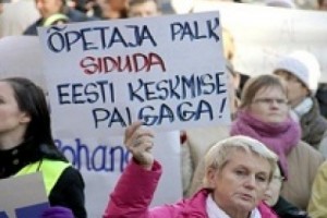 8 марта Эстония отметит забастовками, которые продлятся неделю