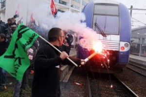 Бельгийские железнодорожники устроили суточную забастовку