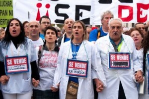 Испанцы продолжают борьбу за здравоохранение