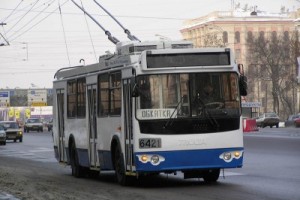 Стихийная забастовка харьковских водителей троллейбусов