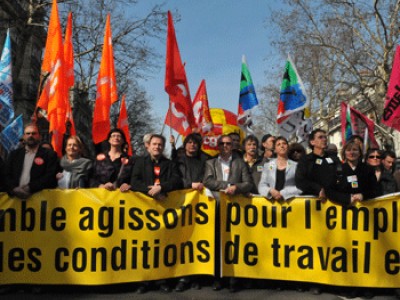 Профсоюзы Франции продолжают протесты против экономических репрессий