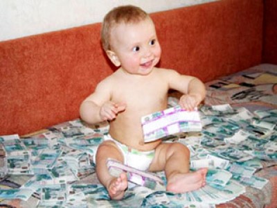 С 1 января 2012 года в России проиндексирован ряд пособий на детей
