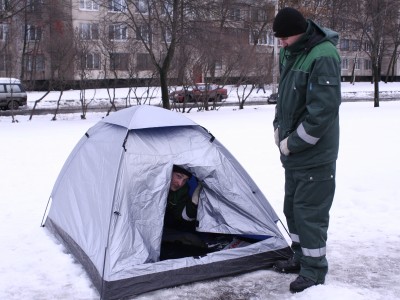 Голодающих предпрофкомов не допустили на ночную смену