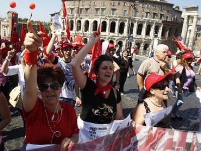 Итальянцы открывают «декаду забастовок»