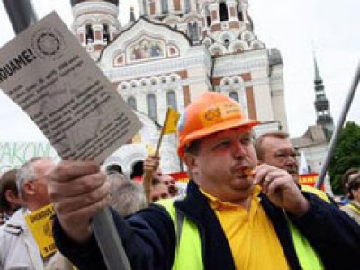 Эстонские профсоюзы готовятся к забастовке