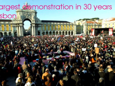 В Португалии прошла самая крупная акция протеста за последние 30 лет