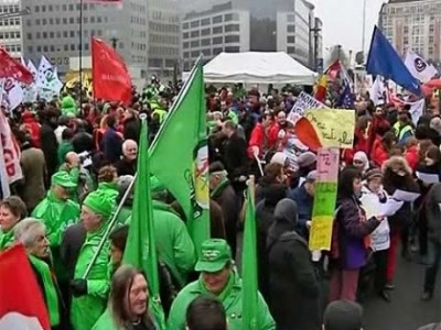 Всеобщий протест прокатился по Европе