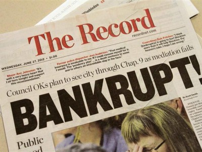 Калифорнийский город назвал себя банкротом