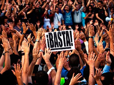 Сотни тысяч человек приняли участие в протестных действиях в Испании