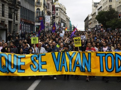 Один день - два протеста (Фото с акций в Греции и Испании)