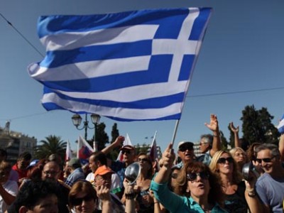 В Греции бастуют работники банков