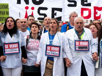 Испанцы продолжают борьбу за здравоохранение