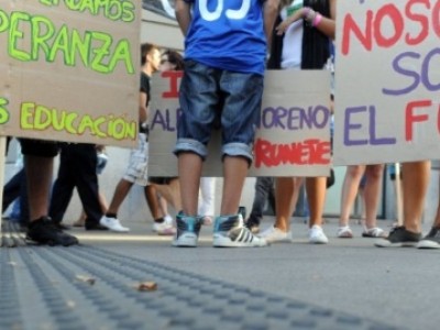 Учительский протест - теперь и в Испании