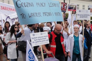 В Польше стартовала акция протеста врачей «Ставим на качество»