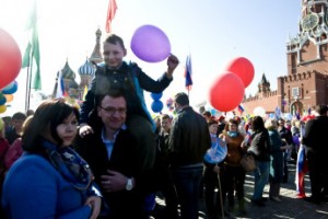 На высотных зданиях Москвы появятся видеопоздравления к 1 Мая