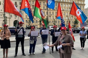 Работники Nestle пикетировали российскую штаб-квартиру корпорации