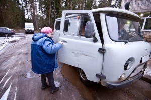 Телега скорой помощи