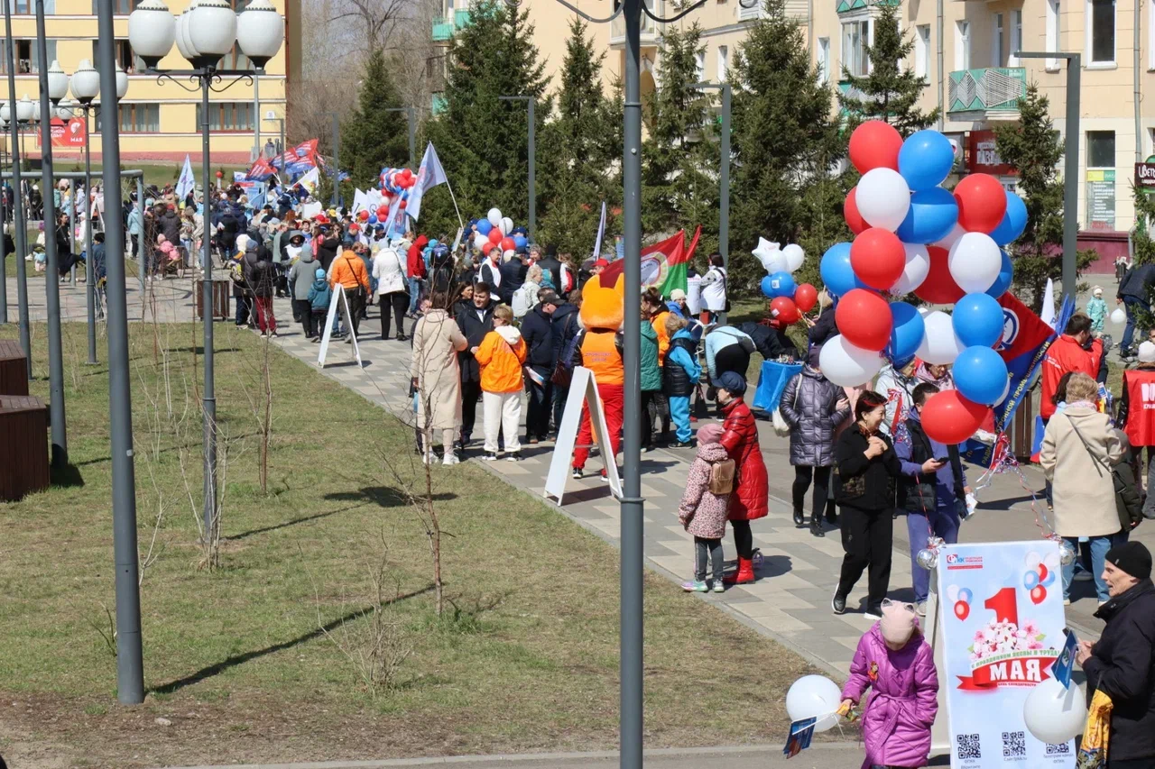 Первомай в Красноярске прошел на «Профсоюзном проспекте»