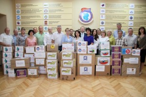 Омские профсоюзы – детям города Стаханова!