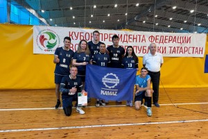 Камазовцы – серебряные призеры зонального этапа Кубка президента Федерации волейбола РТ