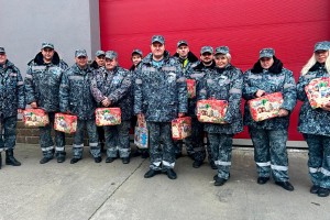 В Сочи работников ведомственной охраны Минтранса России поздравили с наступающим Новым годом