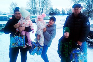 В преддверии Нового года вручили свыше 650 детских сладких подарков в Краснодарском филиале ведомственной охраны Минтранса России