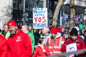В Бельгии прошла всеобщая забастовка против правительственных реформ
