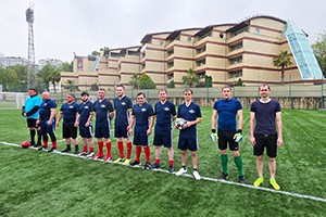 В Сочи работники ведомственной охраны Минтранса России поборолись за победу в городских соревнованиях по мини-футболу