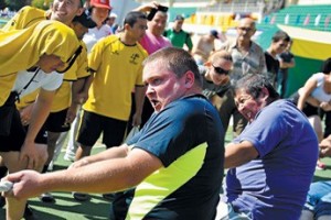 Физкультурники и строители вместе!