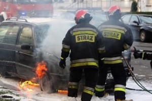 Польские пожарные снова протестуют