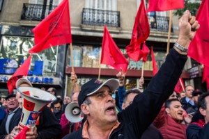 Прервали стачку