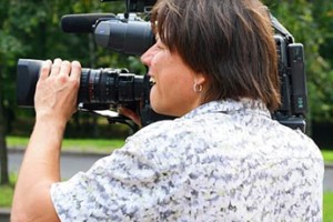 Человек с видеокамерой