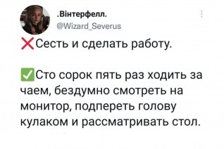 Что я делаю вместо работы