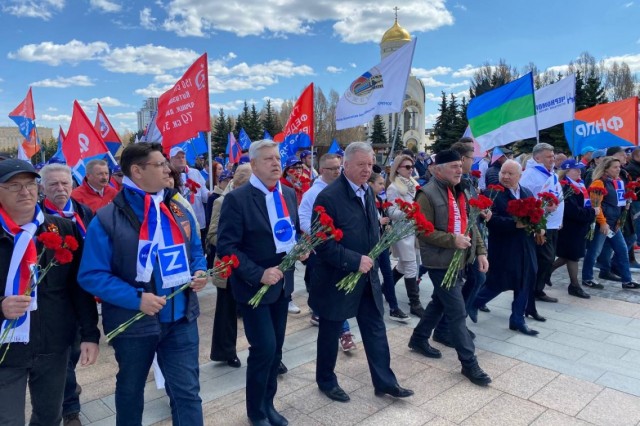 Глава ФНПР Михаил Шмаков принял участие в первомайских мероприятиях в Москве