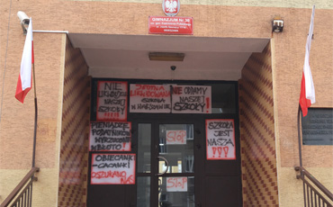 В Польше проходит общенациональная забастовка учителей