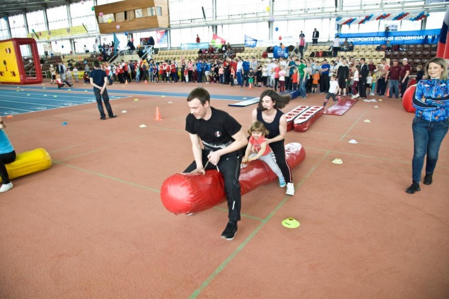 В Москве прошли соревнования для спортивных семей
