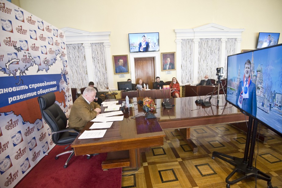 Российские профсоюзы отмечают Первомай