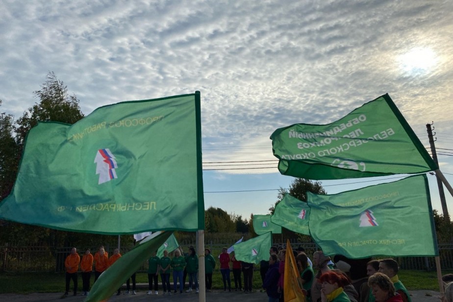 Акция "За достойный труд!" прошла в профорганизациях Рослеспрофсоюза Вологодской области