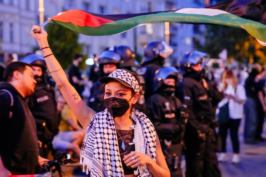 Полиция, газ, Палестина