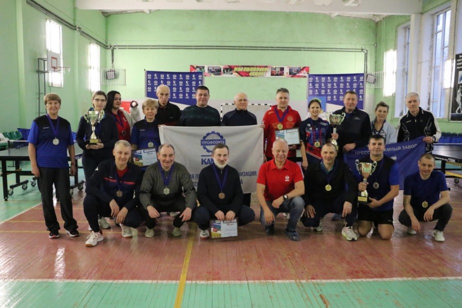 На КАМАЗе прошли соревнования по настольному теннису