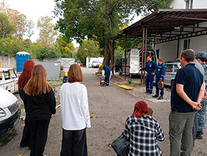 В краснодарском подразделении МЧС прошло мероприятие для детей работников ФГУП «УВО Минтранса России»